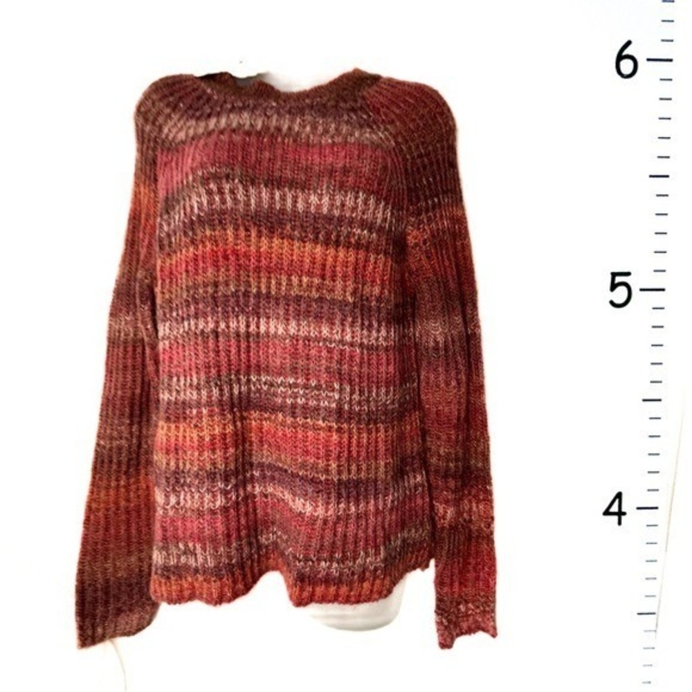 Knox‎ Rose Cayenne Red Stripe Sweater Small NWT